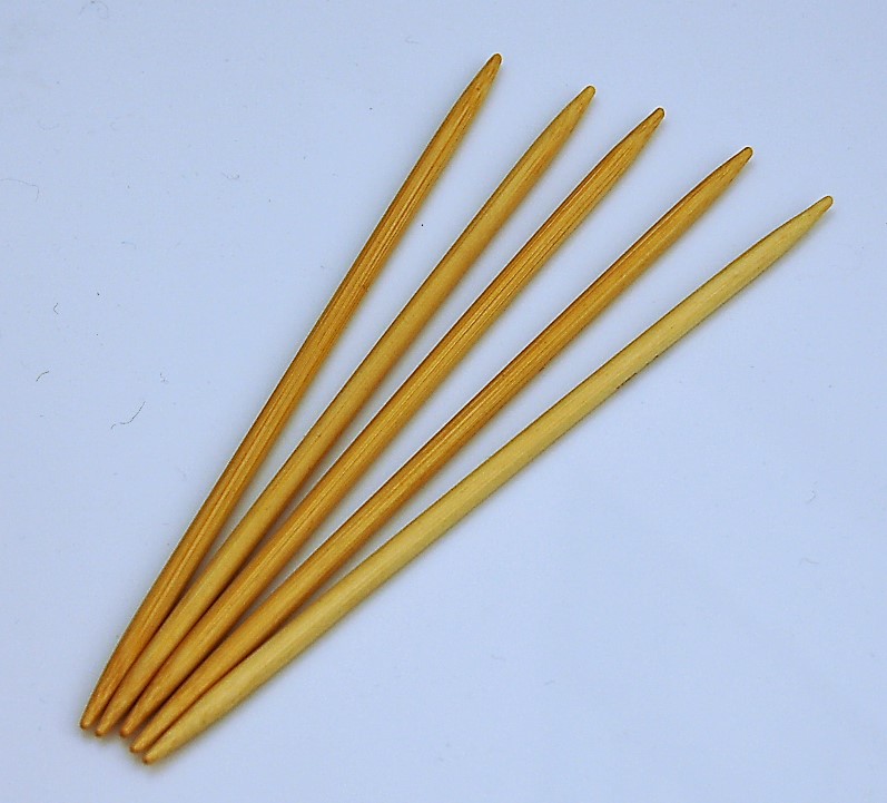 Knitting with Friends Double Point Bamboo Knitting Needles - 5 inch - US  0 (2 mm)